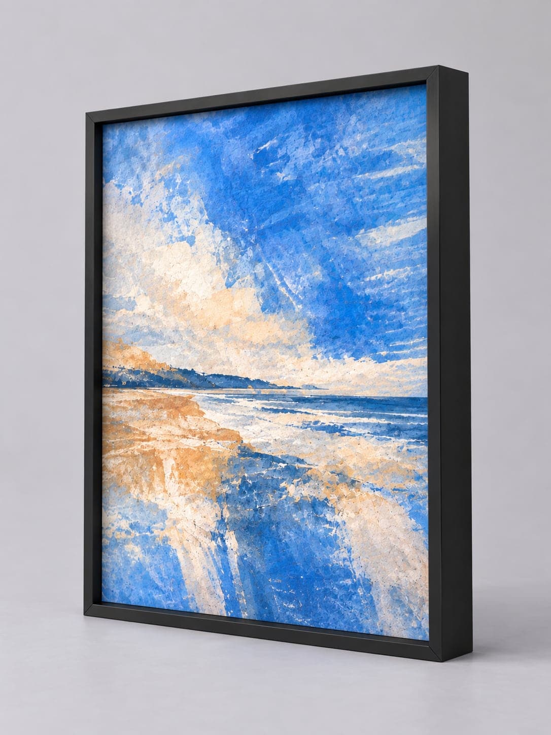 Black Metal (Matt) / 7.8mm x 25.9mm frame, whole frame with sample artwork