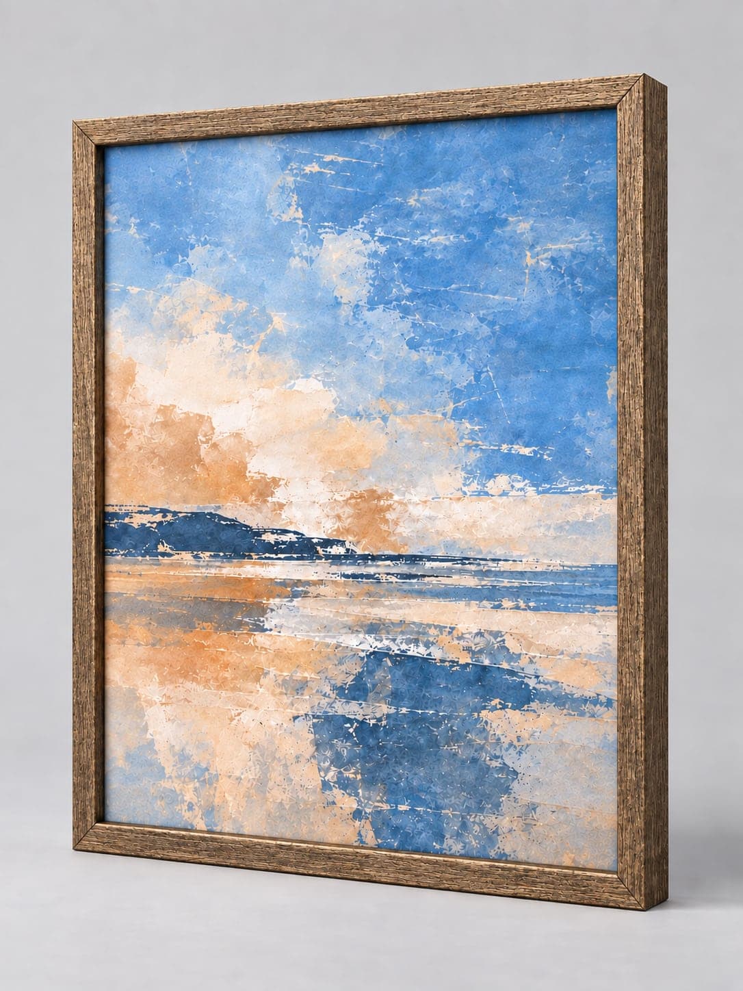 Antique Bronze Wood (Lustre) / 17mm x 17mm frame, whole frame with sample artwork
