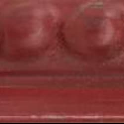 Dark Red Wood Bobbin / 20mm x 25mm frame moulding view 2