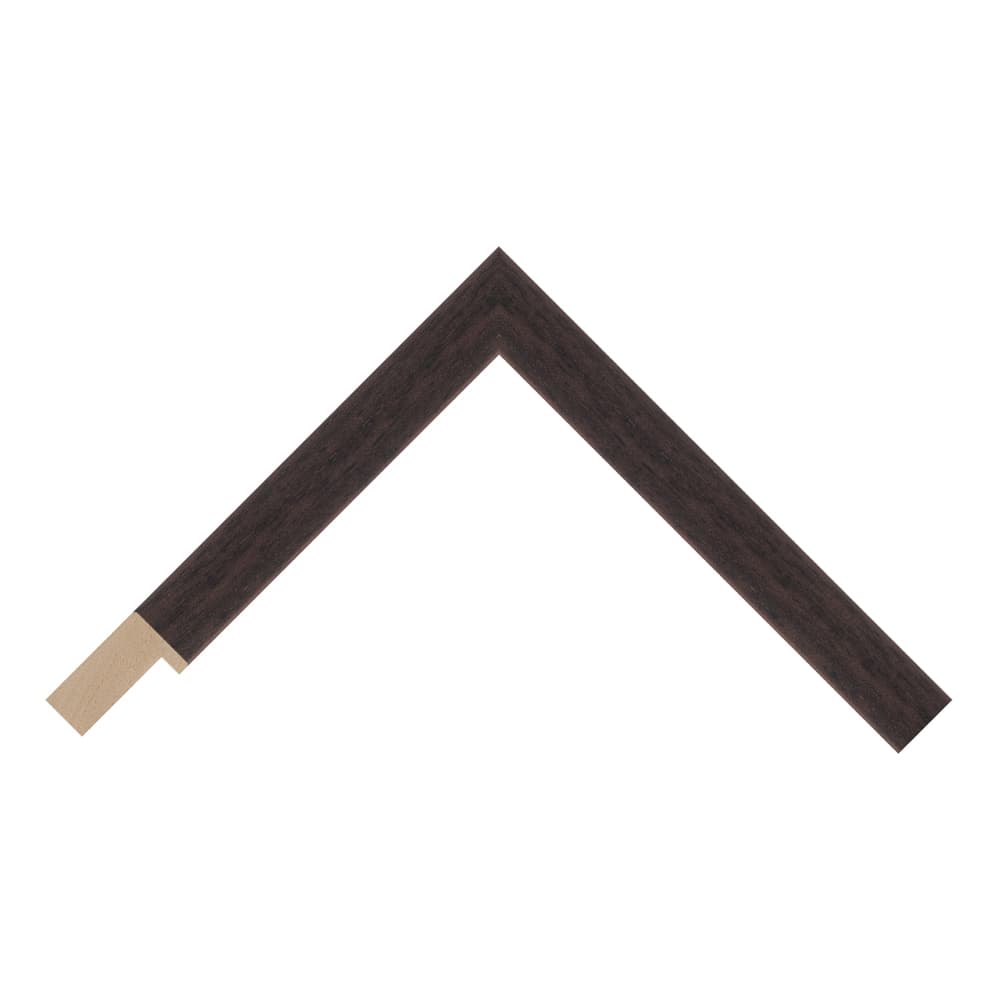 Brown Wood Frame (Closed Grain) / 20mm x 32mm detail view
