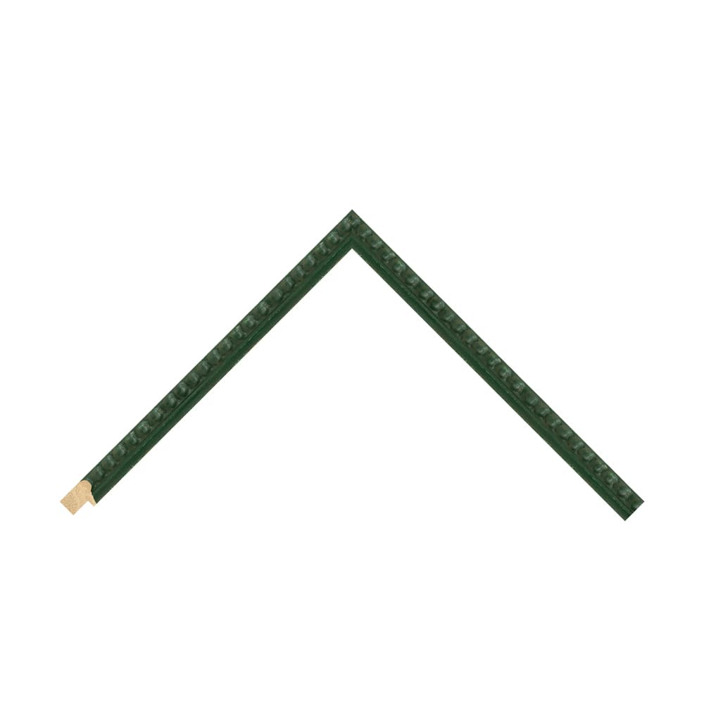 Dark Green Wood Bobbin / 20mm x 25mm detail view