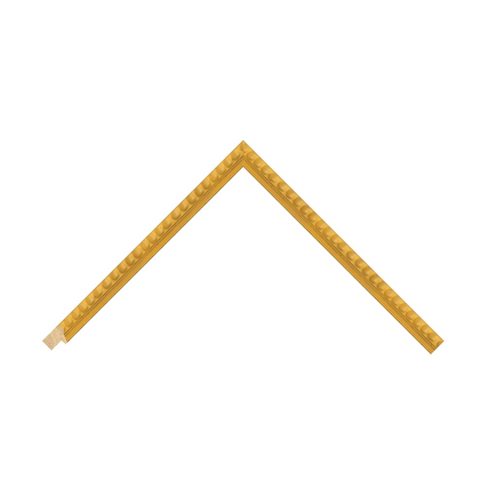 Yellow Wood Bobbin / 20mm x 25mm detail view